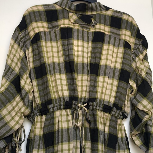Free People Pacific Dawn Plaid Shirt - Picture 6 of 6